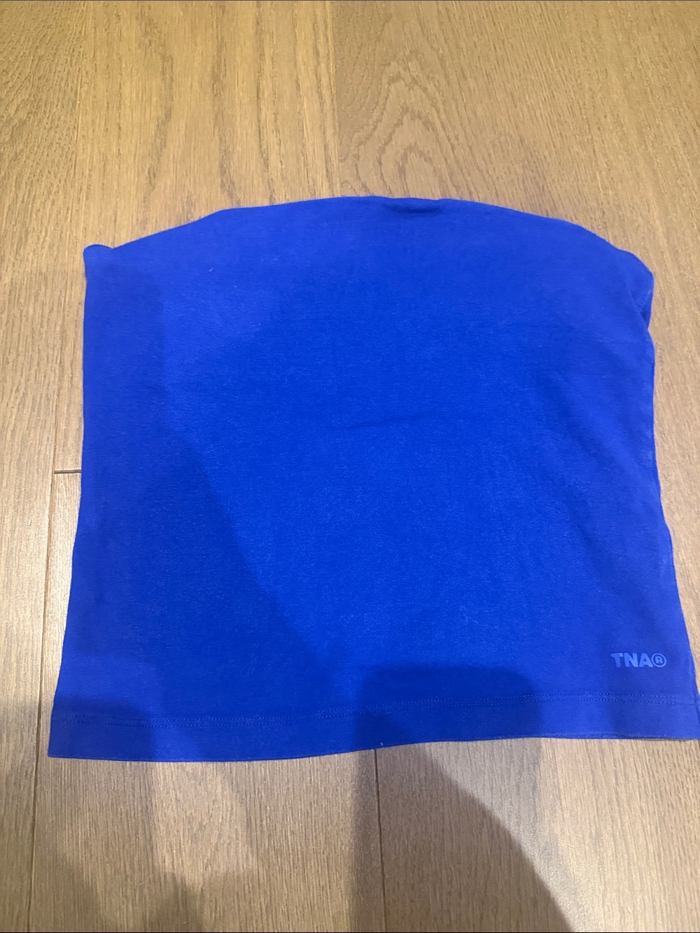 TNA Cobalt Blue Tube Mini Skirt
